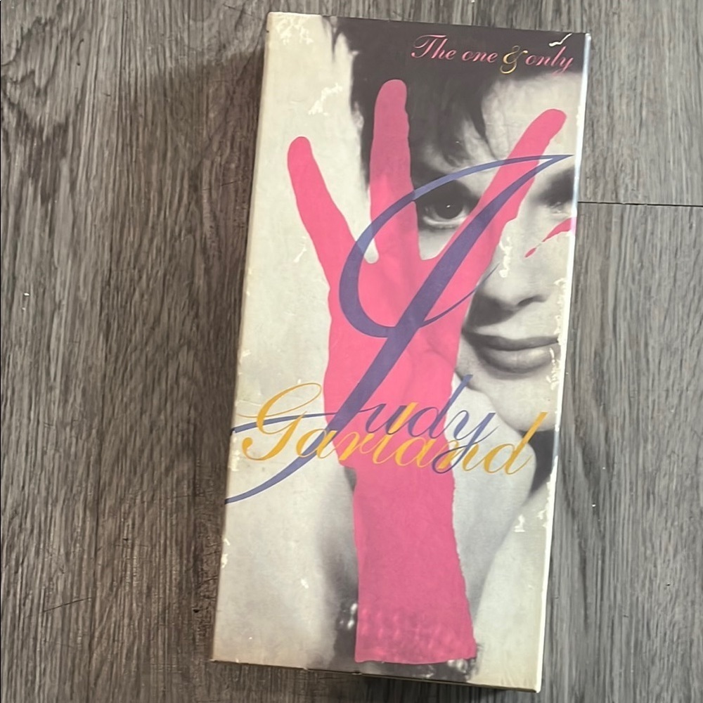 Judy Garland VHS Box Set with Pink and Gray Cover